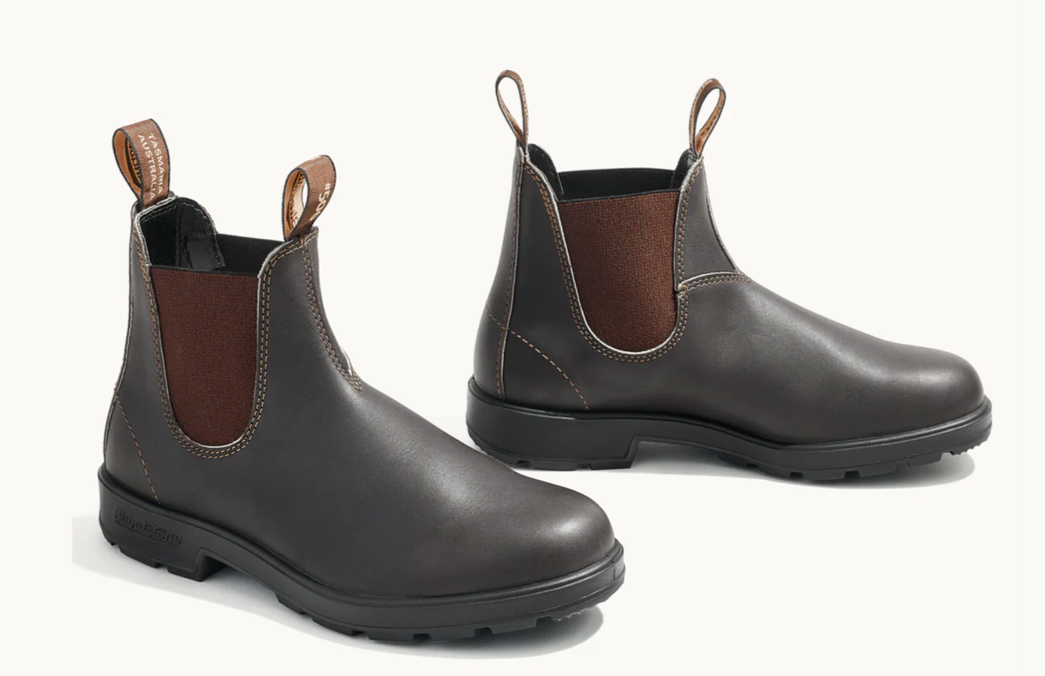 Blundstone 500 Elastic Sided V Cut Stout Brown - Null