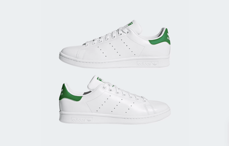 adidas Stan Smith FTWWHT / FTWWHT / Green 7.5 M 4064037437136 Rebound Footwear