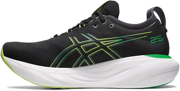 ASICS Gel Nimbus 25 Black / Lime Zest 9 M 4550456082434 Rebound Footwear