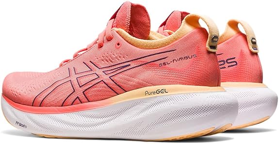 ASICS Gel Nimbus 25 Dusty Purple / Papaya 8.5 M 4550456087927 Rebound Footwear