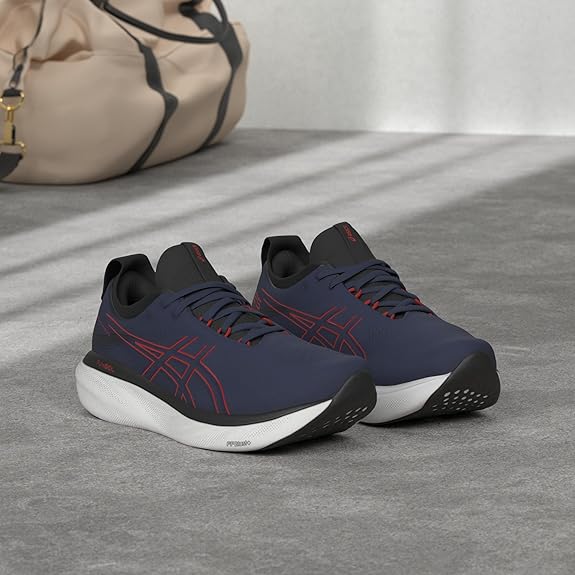 ASICS Gel Nimbus 25 Midnight / Electric Red 11 M 4550456178083 Rebound Footwear