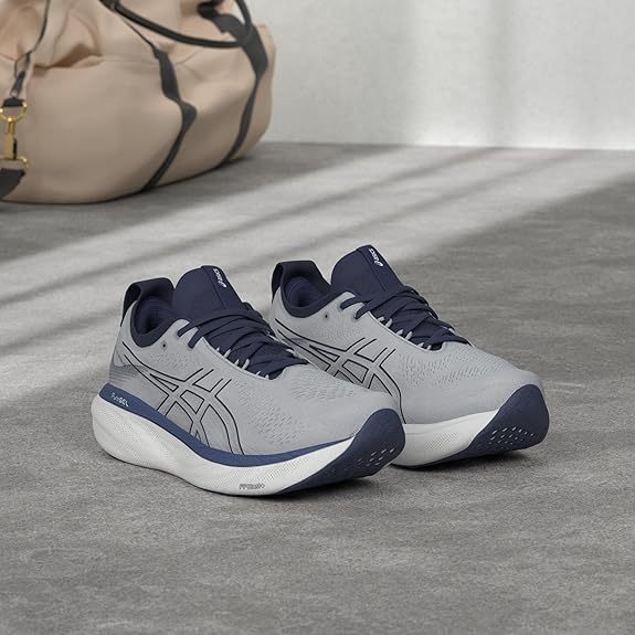 ASICS Gel Nimbus 25 Sheet Rock / Indigo Blue 9.5 M 4550456178786uvg Rebound Footwear