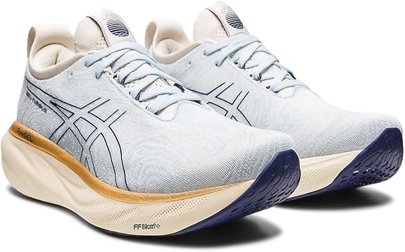 ASICS Gel Nimbus 25 Sky / Cream 9.5 M 4550456085367 Rebound Footwear