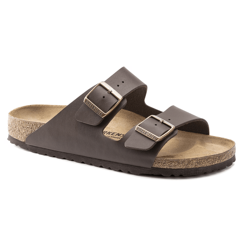 Birkenstock Arizona Birko - Flor Dark Brown 9 - 9.5 M 736399059281 Rebound Footwear