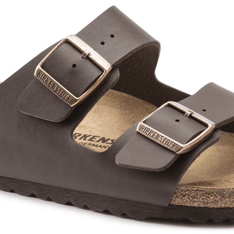 Birkenstock Arizona Birko - Flor Dark Brown 9 - 9.5 M 736399059281 Rebound Footwear
