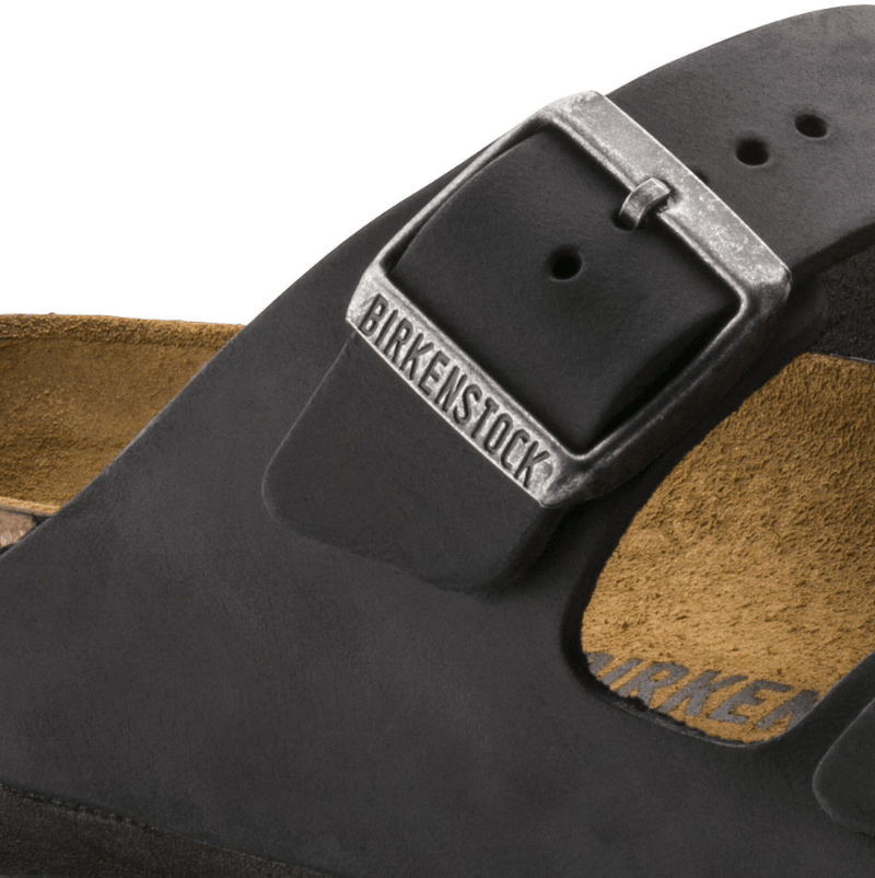 Birkenstock Arizona Oiled Leather Black 11.5 M 809410996930 Rebound Footwear