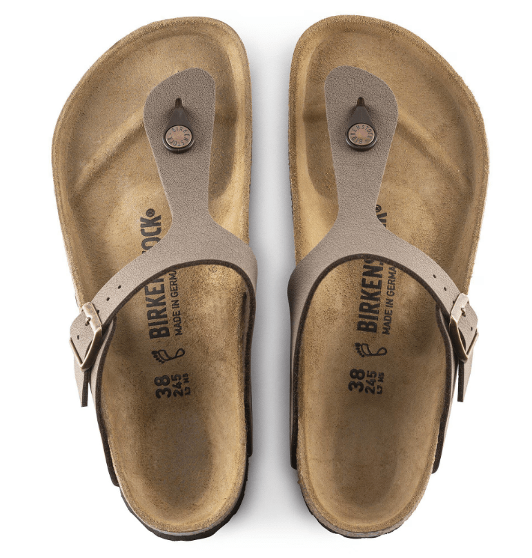 Birkenstock Gizeh BF Nubuck Mocha 9.5 M 736399891133 Rebound Footwear