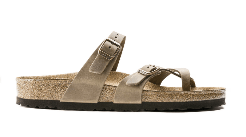 Birkenstock Mayari FL Oiled Leather Tabacco Brown 7.5 M 886457213428 Rebound Footwear