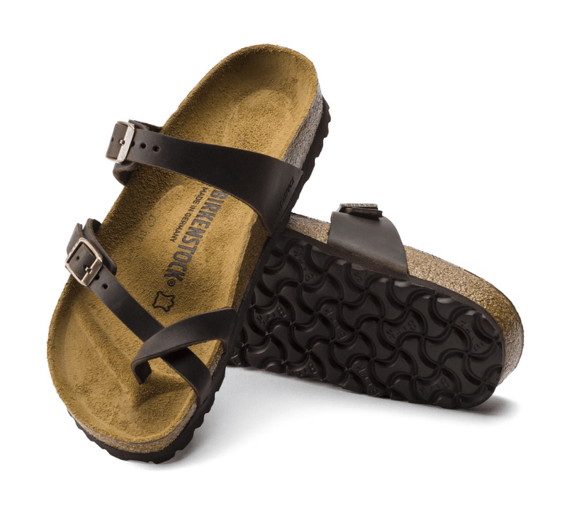 Birkenstock Mayari Oiled Leather Habana 9.5 M 886454003237 Rebound Footwear