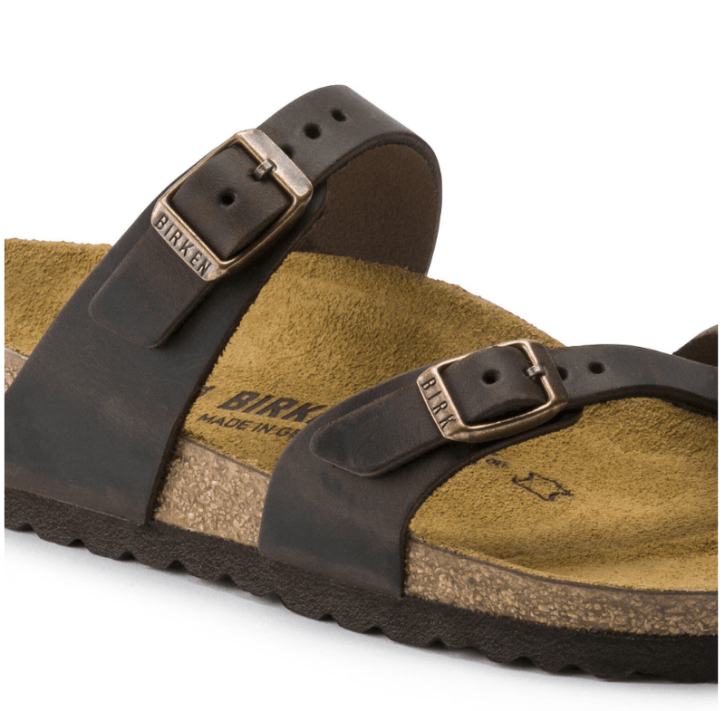 Birkenstock Mayari Oiled Leather Habana 9.5 M 886454003237 Rebound Footwear