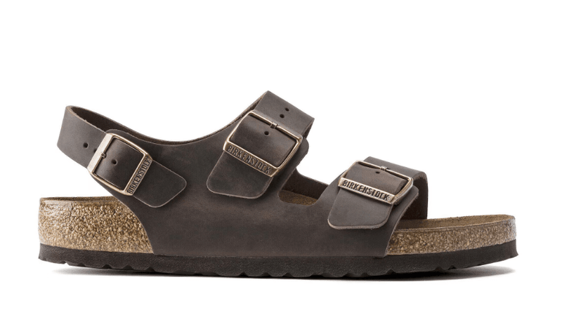 Birkenstock Milano Oiled Leather Habana Men's 3.5 / Women's 5.5 M 809410437884 Rebound Footwear