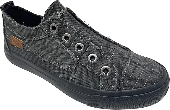 Blowfish Malibu Play Slip On Laceless Black Smoked 8 M 193529037203 Rebound Footwear