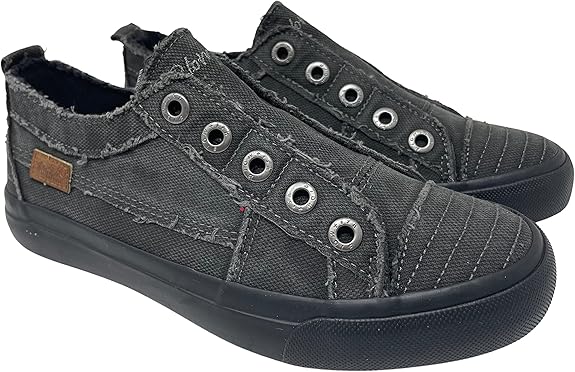 Blowfish Malibu Play Slip On Laceless Black Smoked 8 M 193529037203 Rebound Footwear