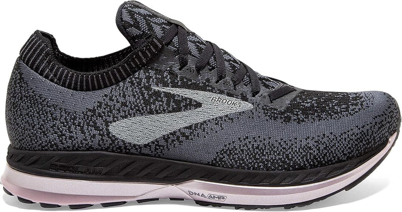 Brooks Bedlam Black / Black / Rose 10 190340609930 Rebound Footwear