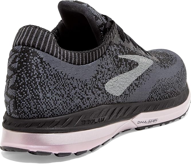 Brooks Bedlam Black / Black / Rose 10 190340609930 Rebound Footwear