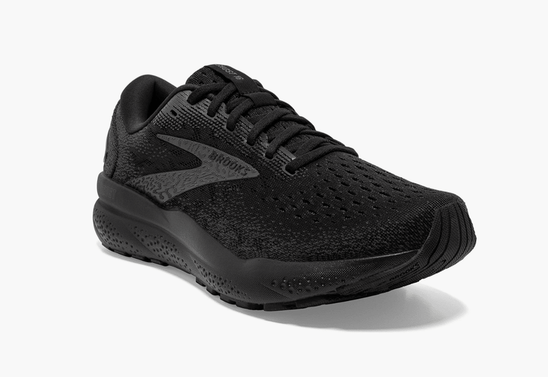 Brooks Ghost 16 Black / Black / Ebony 8 M 0195394451863 Rebound Footwear