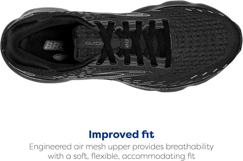 Brooks Glycerin 20 Black / Black / Ebony 11.5 M 195394039511 Rebound Footwear