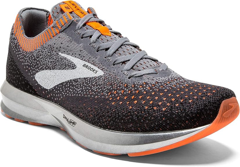 Brooks Levitate 2 Grey / Orange 8.5 M 190340386336 Rebound Footwear