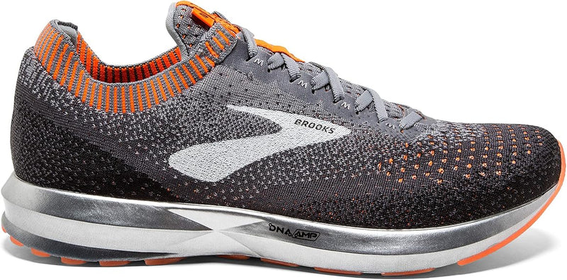 Brooks Levitate 2 Grey / Orange 8.5 M 190340386336 Rebound Footwear