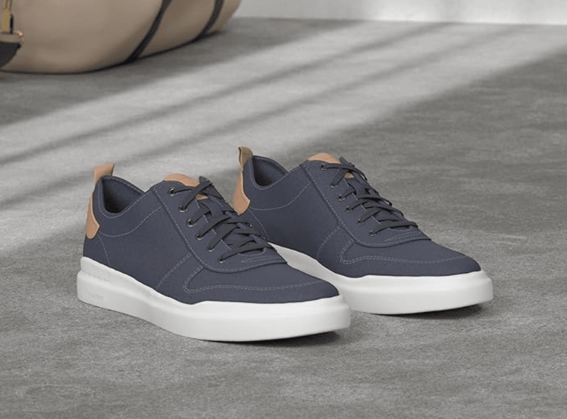 Cole Haan GrandPro Rally Canvas Court Vintage Indigo / Natural 8.5 M 194736476144 Rebound Footwear