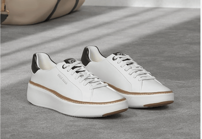 Cole Haan GrandPro Topspin Optic White / Black 12 M 194736371357 Rebound Footwear