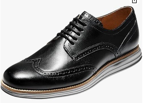 Cole Haan Modern Essentials Cap Oxford Oxford Black Leather / Ironstone 10 D 190595356689 Rebound Footwear