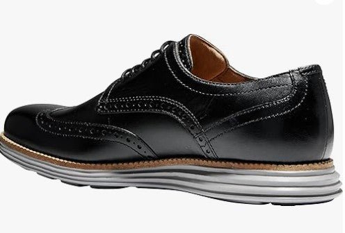 Cole Haan Modern Essentials Cap Oxford Oxford Black Leather / Ironstone 10 D 190595356689 Rebound Footwear