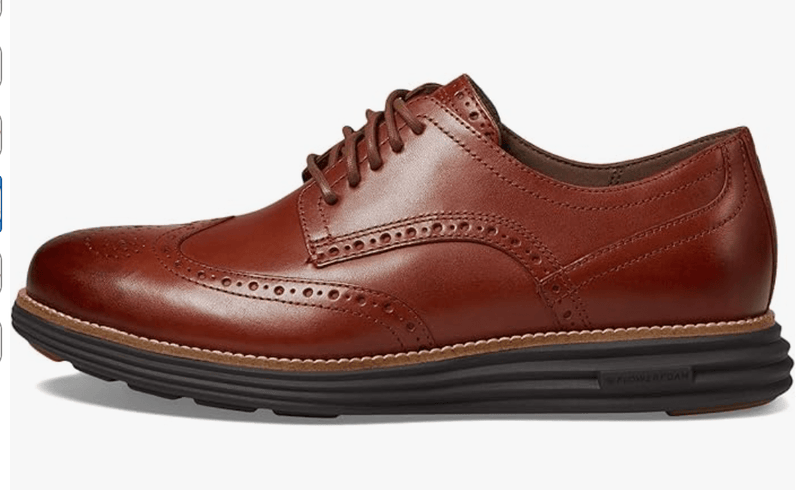 Cole Haan OriginalGrand Remastered Wingtip Oxfords Woodbury Leather / Java 11.5 D 190595355996 Rebound Footwear