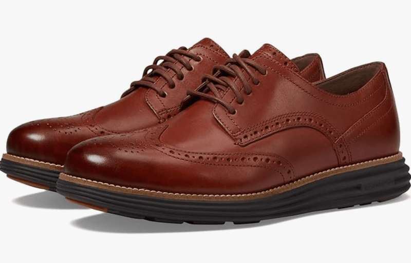 Cole Haan OriginalGrand Remastered Wingtip Oxfords Woodbury Leather / Java 11.5 D 190595355996 Rebound Footwear