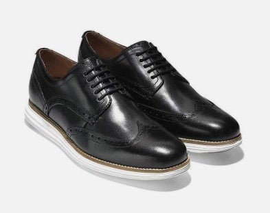Cole Haan OriginalGrand Wingtip Black Leather 9 M 190595357143 Rebound Footwear