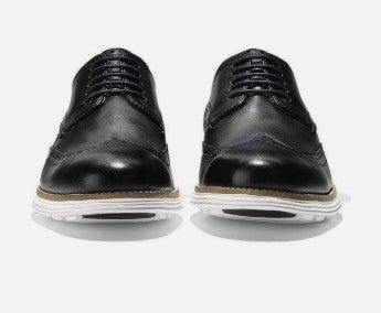 Cole Haan OriginalGrand Wingtip Black Leather 9 M 190595357143 Rebound Footwear