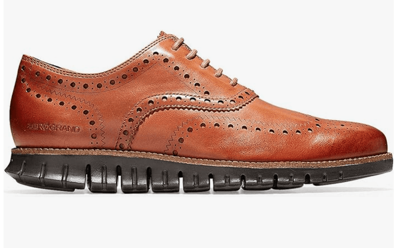 Cole Haan Zerogrand Wing Oxford British Tan Leather / Java 9.5 D 701937597037 Rebound Footwear