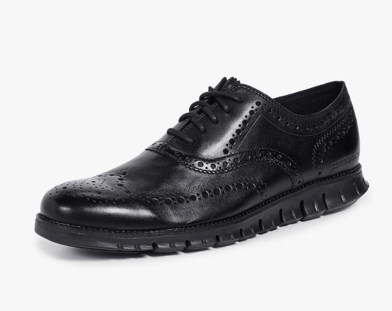 Cole Haan Zerogrand Wingtip Oxford Black / Black 14 D 889203250319 Rebound Footwear