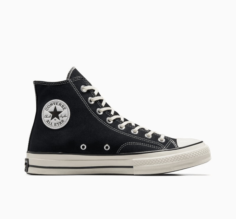 Converse Chuck 70 Canvas Black / Black / Egret Men's 5 / Women's 7 M 888755675182 Rebound Footwear