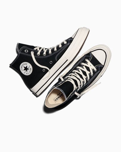 Converse Chuck 70 Hi Black / Black / Egret 8.5 M 888755675250 Rebound Footwear