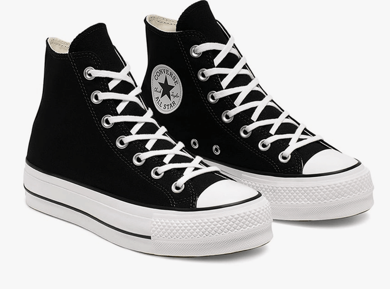 Converse Chuck Taylor All Star Lift Black / Black / White 6.5 M 888755795712 Rebound Footwear