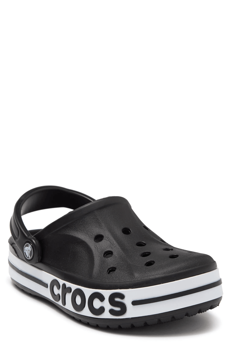 Crocs Bayaband Black / White Men's 7 / Women's 9 M 887350620023 Rebound Footwear