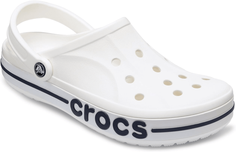 Crocs Bayaband White / Navy Men's 7 / Women's 9 M 191448139138 Rebound Footwear