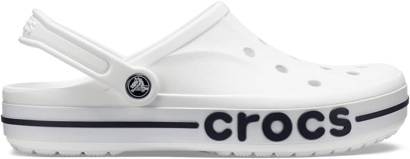 Crocs Bayaband White / Navy Men's 7 / Women's 9 M 191448139138 Rebound Footwear
