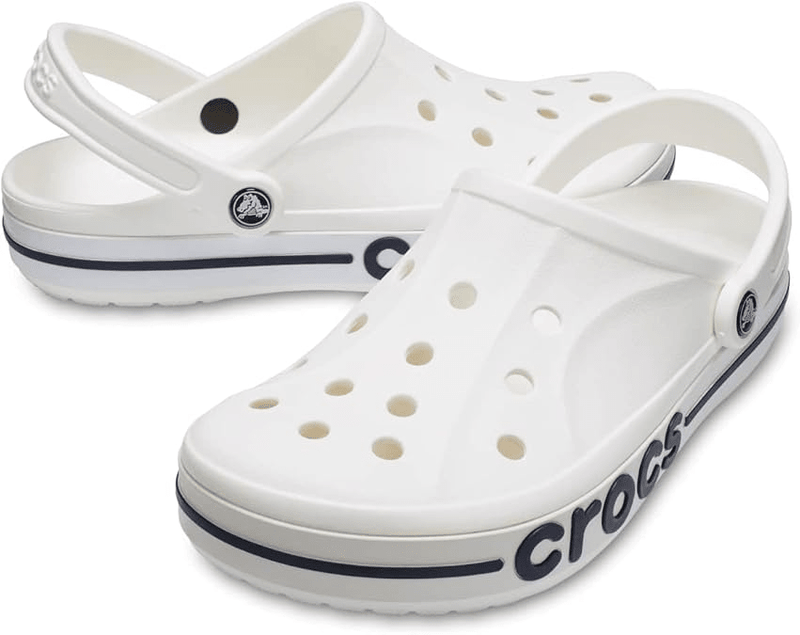 Crocs Bayaband White / Navy Men's 7 / Women's 9 M 191448139138 Rebound Footwear