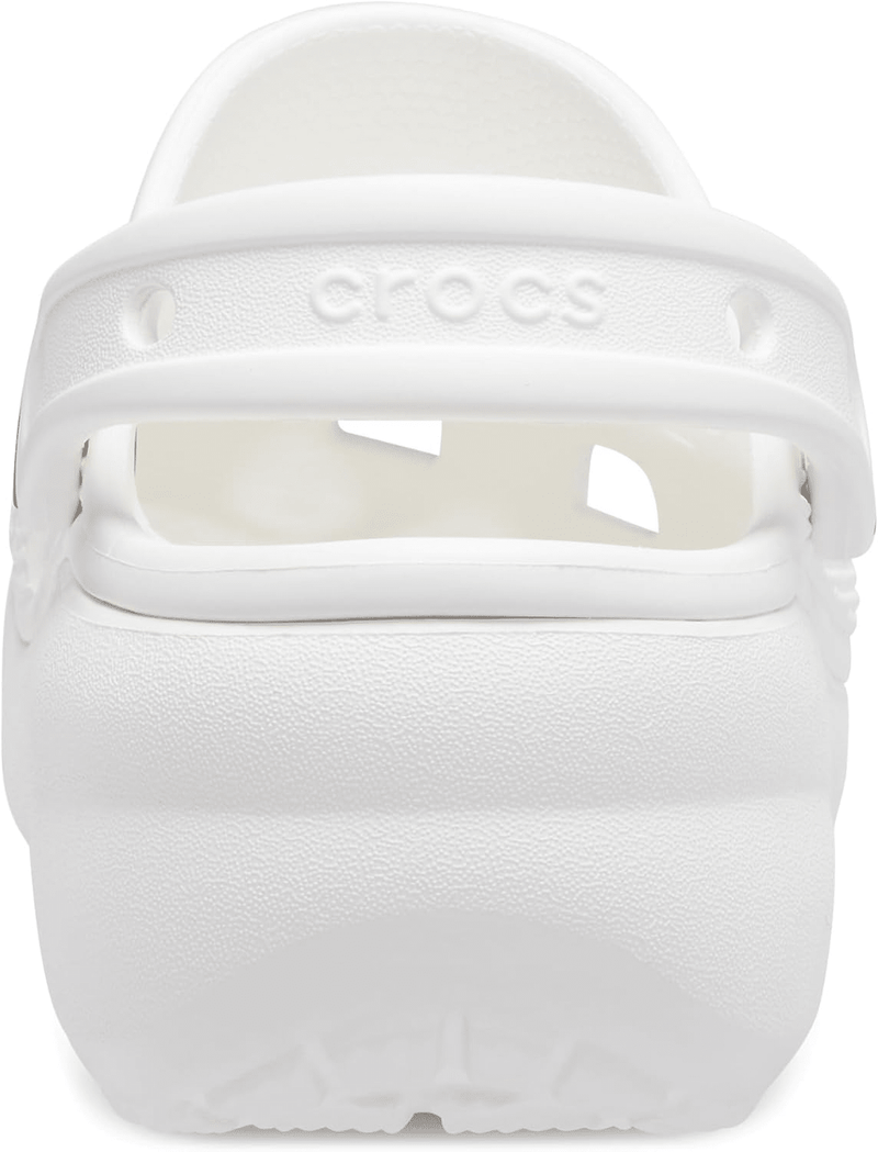 Crocs Classic Platform Clog White 10 M 191448678415 Rebound Footwear