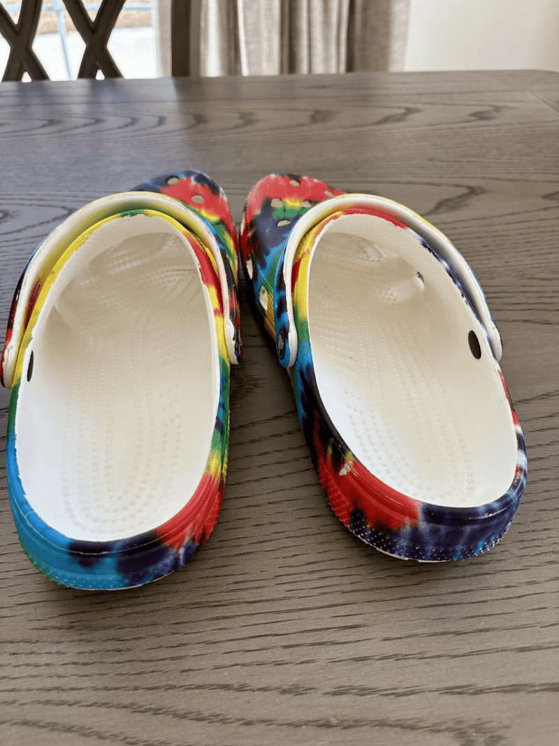 Crocs Classic Tie Dye Graphic Clog Multi Men's 7 / Women's 9 M 191448236813 Rebound Footwear