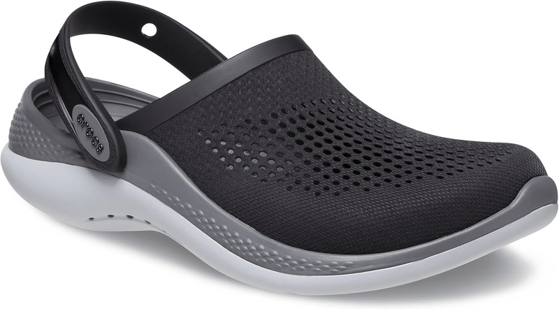 Crocs LiteRide 360 Clog Black / Slate Grey Men's 8 / Women's 10 M 191448910973 Rebound Footwear