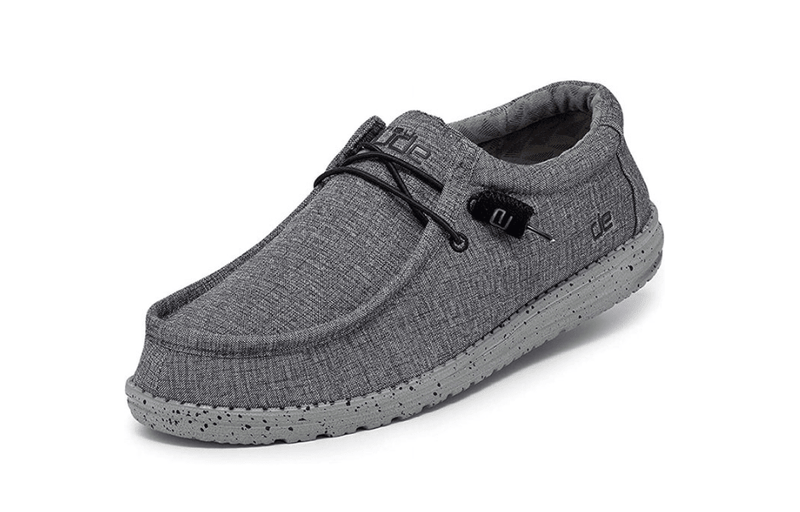 Hey Dude Wally L Stretch Steel 43 M 613072533026 Rebound Footwear