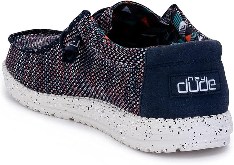 Hey Dude Wally Sox Blue Orange 8 M 8050262169825 Rebound Footwear