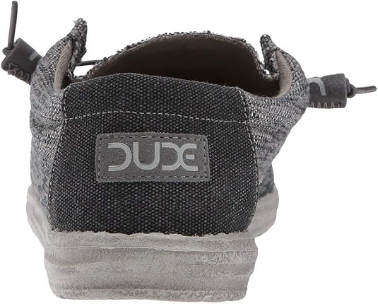 Hey Dude Wally Woven Carbone 40 M 613072524833 Rebound Footwear