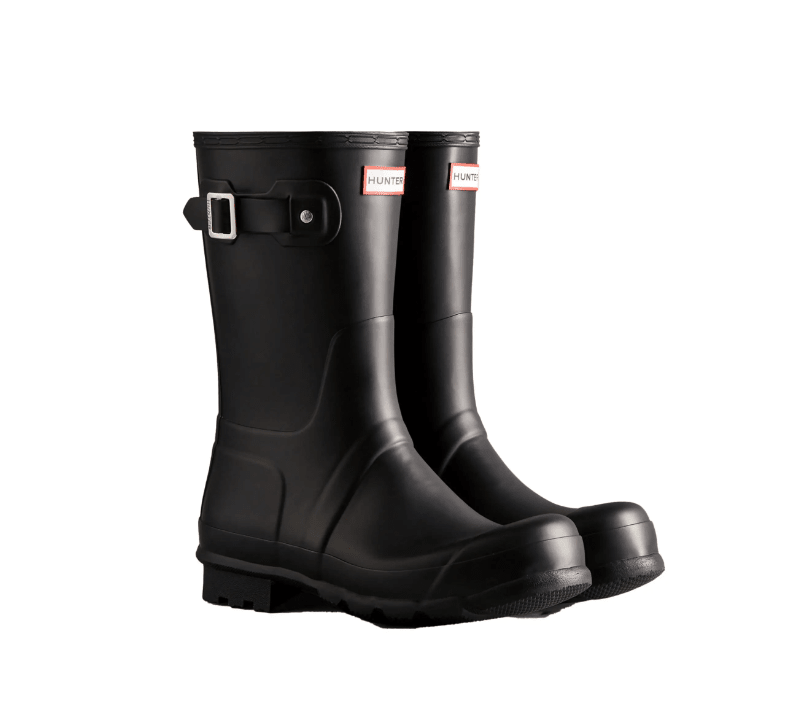 Hunter Original Short Boot Black 10 M 5013441367705 Rebound Footwear