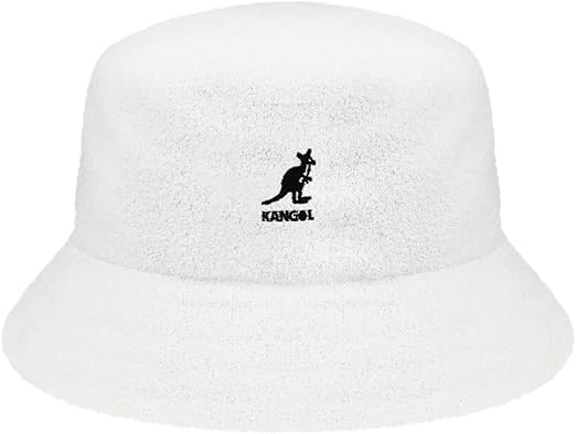 Kangol Bermuda Bucket Hat White Small 792179648526 Rebound Footwear