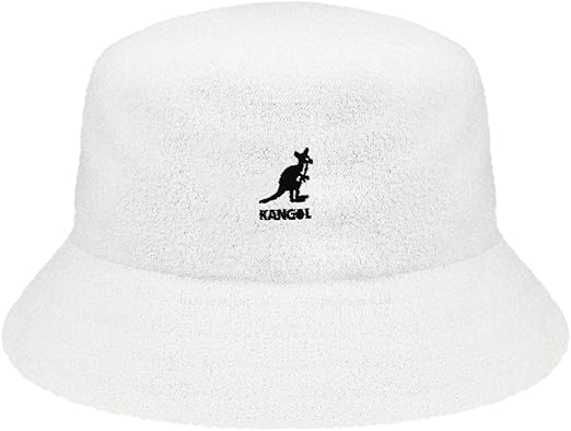 Kangol Bermuda Bucket Hat White Small 792179648526 Rebound Footwear