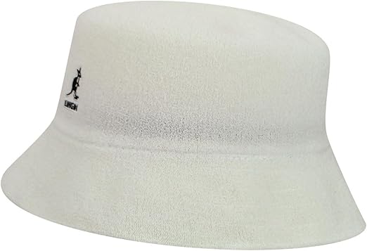 Kangol Bermuda Bucket Hat White Small 792179648526 Rebound Footwear